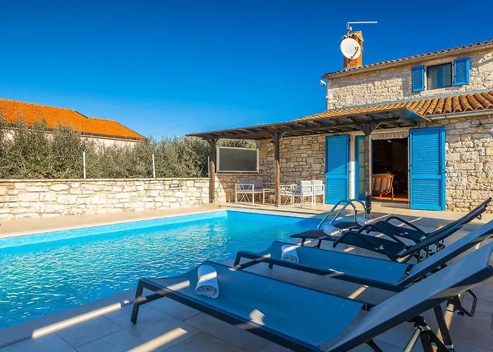 Vila Rustic Casa Nadalina With Pool In Visnjan